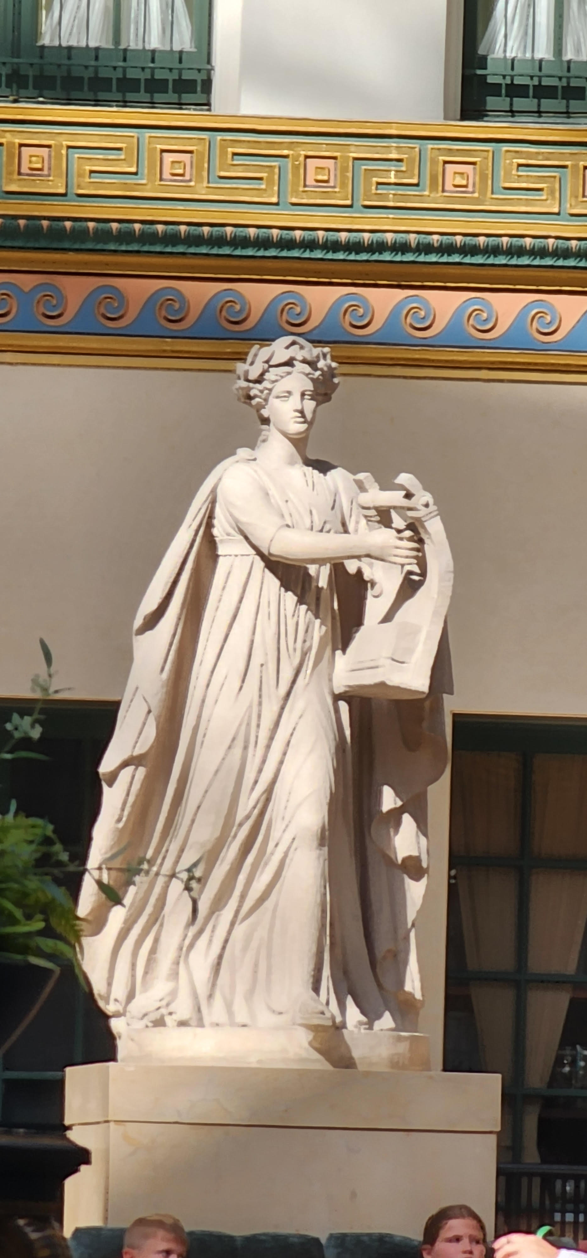 Statue of Apollo , God of Health, 
West Baden Springs Hotel, Indiana